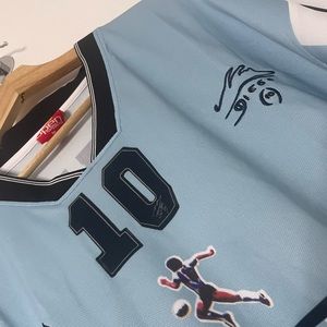 RETRO MARADONA LAST GAME JERSEY